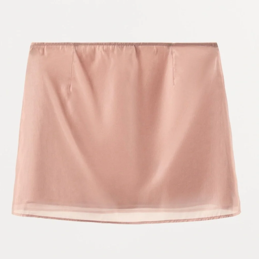 Zara Blush Mini Skirt with Embellishments damaged